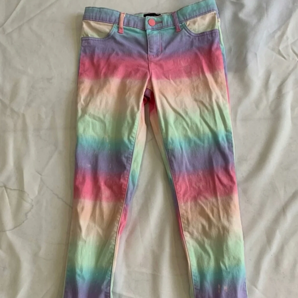 Children's Place 10 girl's tie-dye jeans
